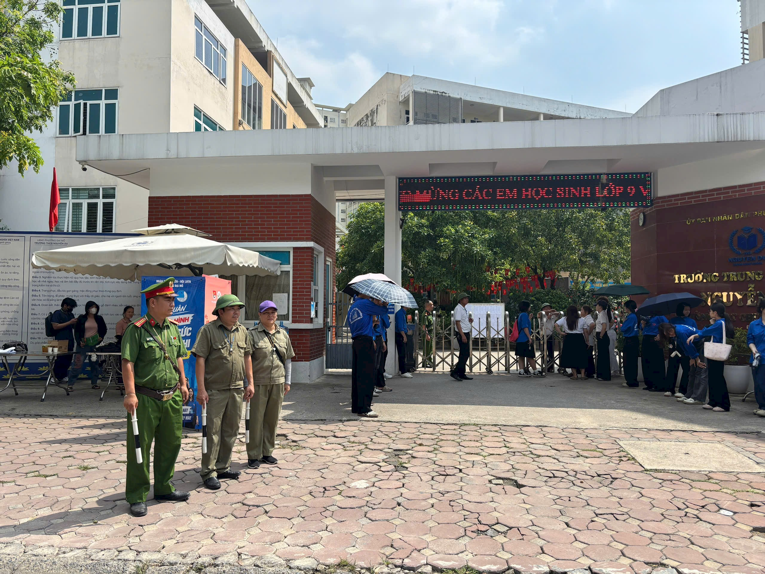 Công an cơ sở chủ động, giữ an toàn tuyệt đối Kỳ thi tuyển sinh vào lớp 10