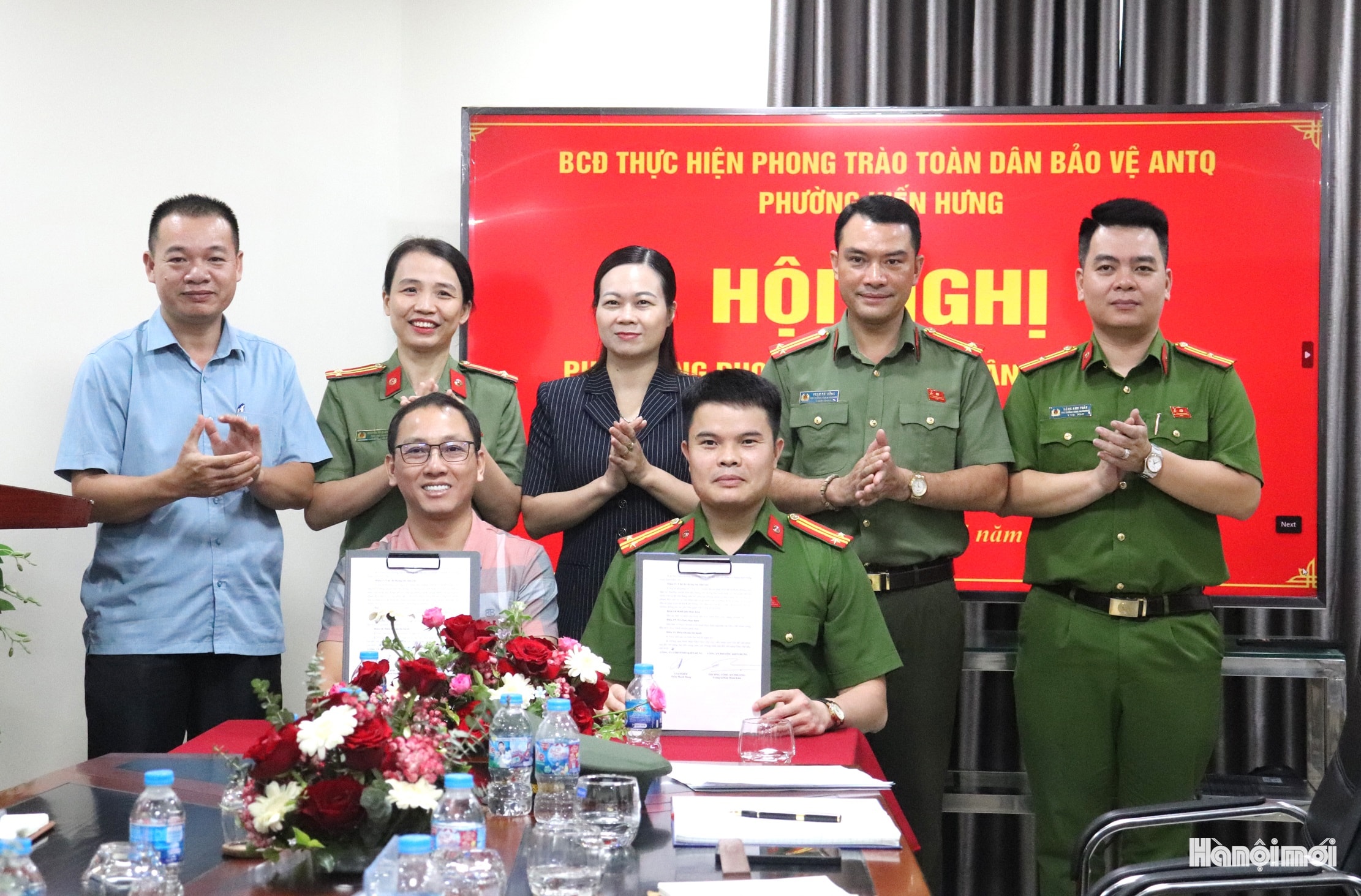 Công an phường Kiến Hưng phát động phong trào toàn dân bảo vệ an ninh Tổ quốc